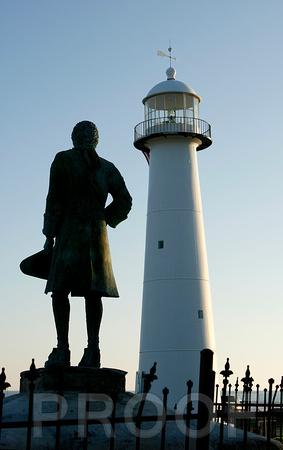 Biloxi Lighthouse and Statue