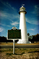 Biloxi Lighthouse and Sign