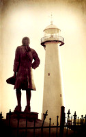 Biloxi Lighthouse and Statue